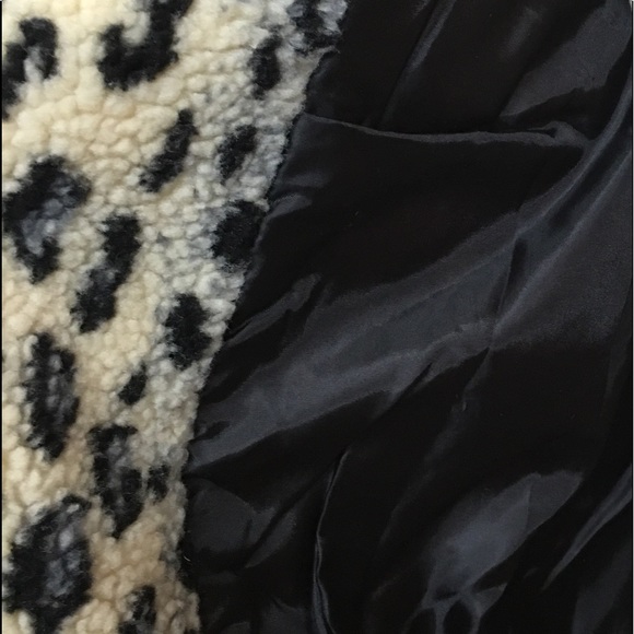 Chadwicks- Ombré grey faux leopard fur coat - Picture 5 of 8